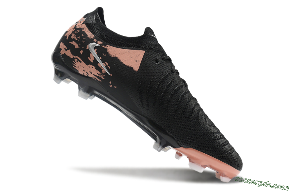 Nike Phantom Luna Elite FG Low-Tops Football Boots - Black/White/Gold 4