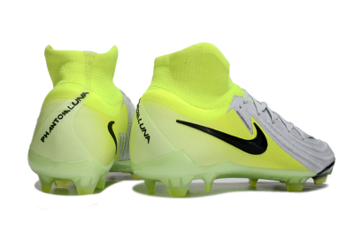 Nike Phantom Luna Elite FG High-Tops Football Boots - Grey/Yellow/Black
