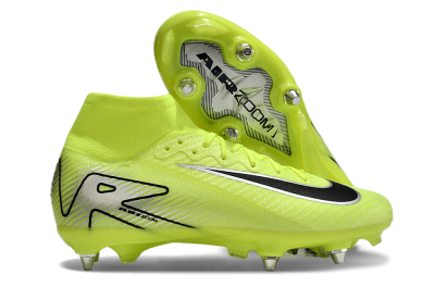 Nike Air Zoom Mercurial Superfly 10 Elite SG High-Tops Football Boots - Yellow/Silver/Black