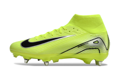 Nike Air Zoom Mercurial Superfly 10 Elite SG High-Tops Football Boots - Yellow/Silver/Black