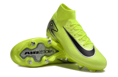 Nike Air Zoom Mercurial Superfly 10 Elite SG High-Tops Football Boots - Yellow/Silver/Black