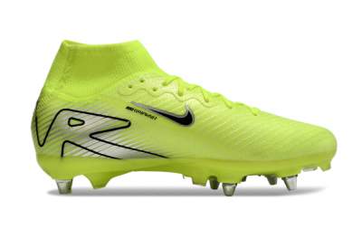 Nike Air Zoom Mercurial Superfly 10 Elite SG High-Tops Football Boots - Yellow/Silver/Black