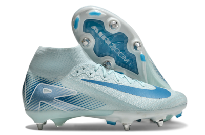Nike Air Zoom Mercurial Superfly 10 Elite SG High-Tops Football Boots - Jade/Blue/White