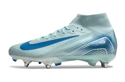 Nike Air Zoom Mercurial Superfly 10 Elite SG High-Tops Football Boots - Jade/Blue/White