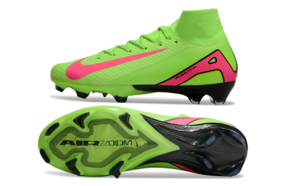 Nike Air Zoom Mercurial Superfly 10 Elite FG High-Tops Football Boots - Yellow/Pink/Black