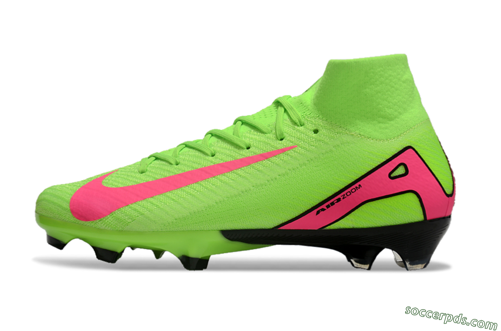 Nike Air Zoom Mercurial Superfly 10 Elite FG High-Tops Football Boots - Yellow/Pink/Black 2