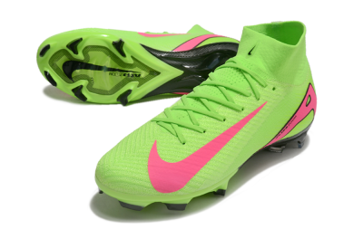 Nike Air Zoom Mercurial Superfly 10 Elite FG High-Tops Football Boots - Yellow/Pink/Black