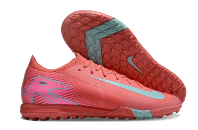 Nike Air Zoom Mercurial Vapor 16 Elite TF Low-Tops Football Shoes - Red/Jade/White
