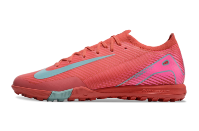 Nike Air Zoom Mercurial Vapor 16 Elite TF Low-Tops Football Shoes - Red/Jade/White