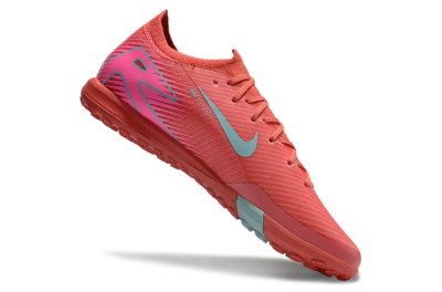 Nike Air Zoom Mercurial Vapor 16 Elite TF Low-Tops Football Shoes - Red/Jade/White