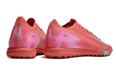 Nike Air Zoom Mercurial Vapor 16 Elite TF Low-Tops Football Shoes - Red/Jade/White