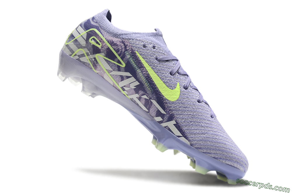 Nike Air Zoom Mercurial Vapor 16 Elite FG Low-Tops Football Boots - Purple/Yellow/White 3