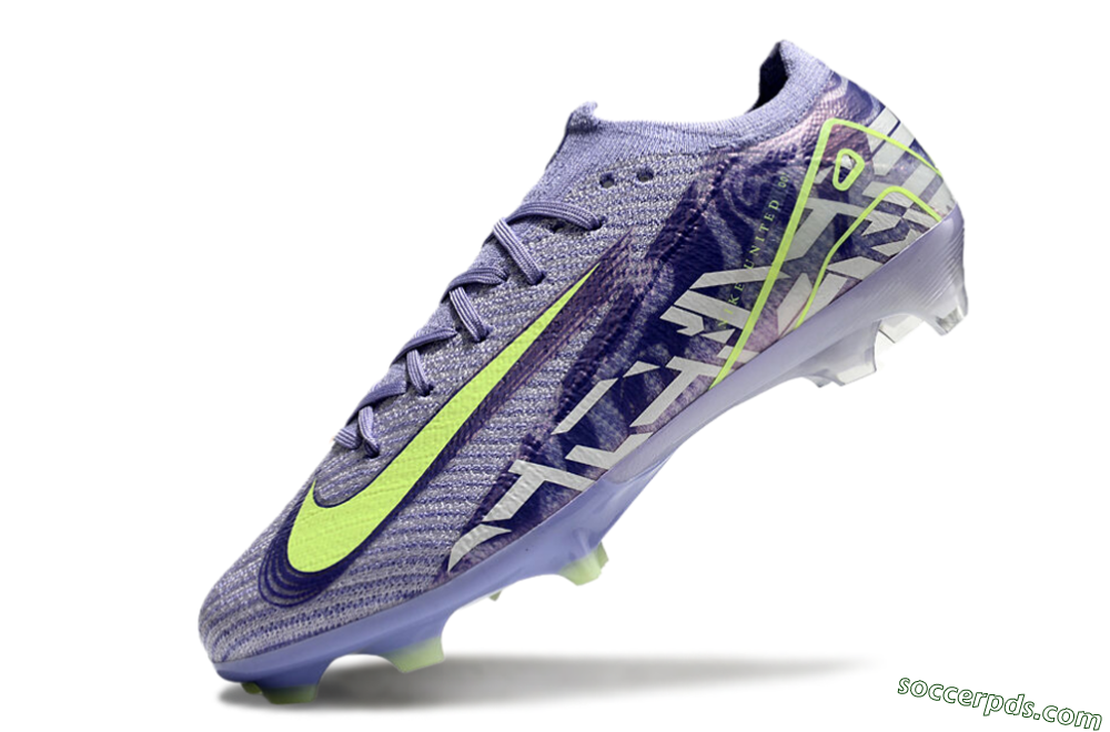 Nike Air Zoom Mercurial Vapor 16 Elite FG Low-Tops Football Boots - Purple/Yellow/White 4