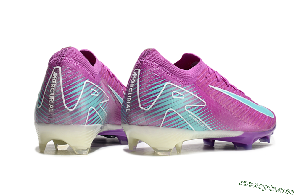 Nike Air Zoom Mercurial Vapor 16 Elite FG Low-Tops Football Boots - Purple/Mint 6