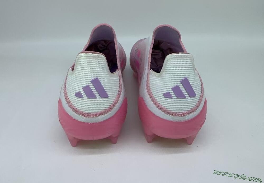 Adidas F50+ Lightstrike Elite Laceless 304 FG Low-Tops Football Boots - Pink/Purple/Gold