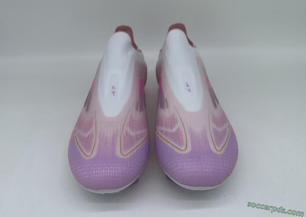 Adidas F50+ Lightstrike Elite Laceless 304 FG Low-Tops Football Boots - Pink/Purple/Gold