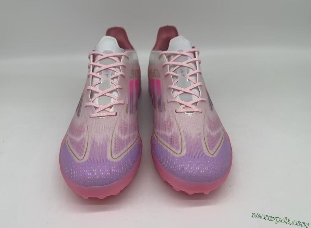 Adidas F50 Pro 304 TF Low-Tops Football Shoes - Pink/White/Purple