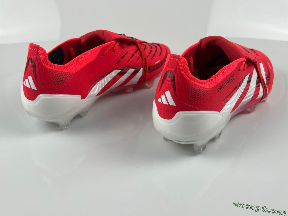 Adidas Predator Elite Foldover Tongue 2025 Pure Victory FG Low-Tops Football Boots - Lucid Red/White/Black