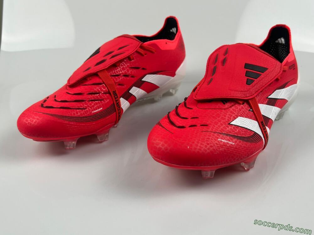 Adidas Predator Elite Foldover Tongue 2025 Pure Victory FG Low-Tops Football Boots - Lucid Red/White/Black
