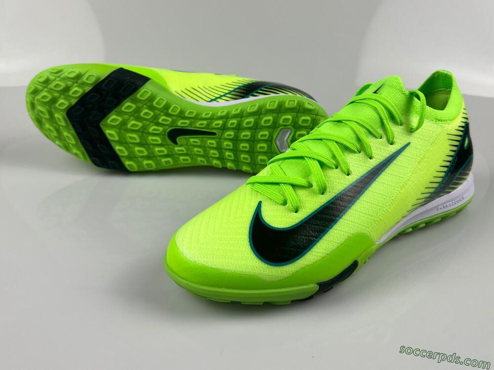 Nike Air Zoom Mercurial Vapor 16 Elite TF Low-Tops Football Shoes - Green/Black/Blue