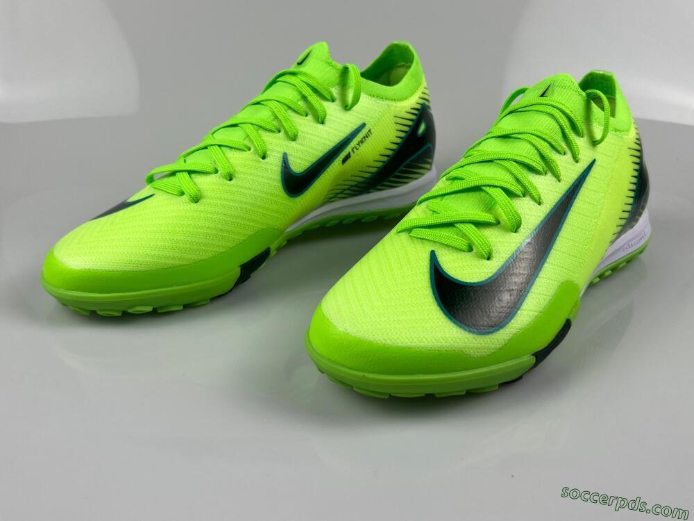 Nike Air Zoom Mercurial Vapor 16 Elite TF Low-Tops Football Shoes - Green/Black/Blue