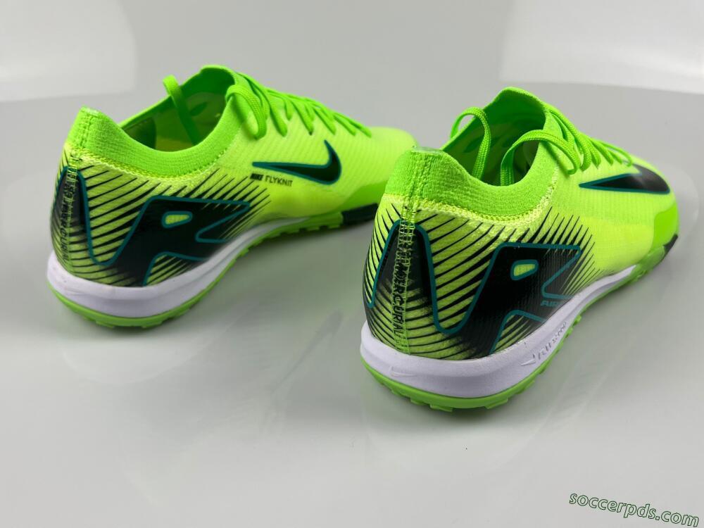 Nike Air Zoom Mercurial Vapor 16 Elite TF Low-Tops Football Shoes - Green/Black/Blue