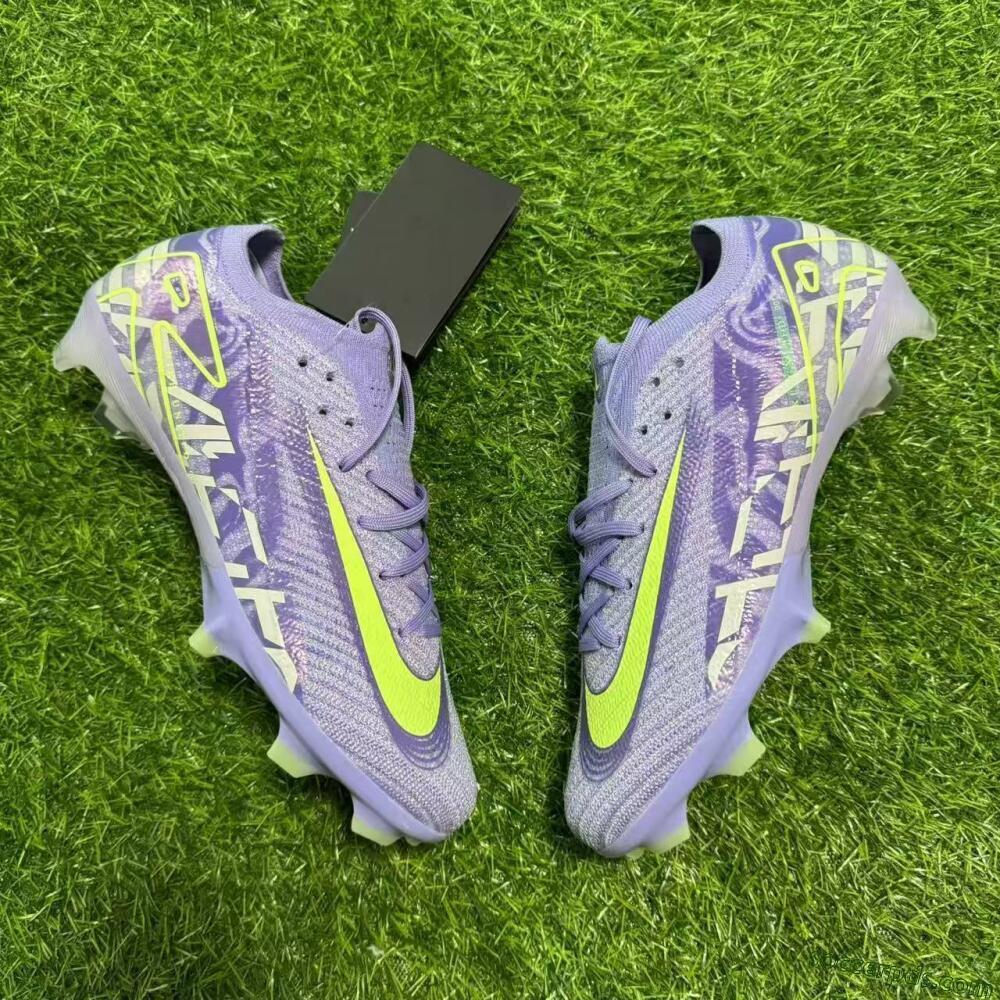 Nike Air Zoom Mercurial Vapor 16 Elite FG Low-Tops Football Boots - Purple/Yellow/White