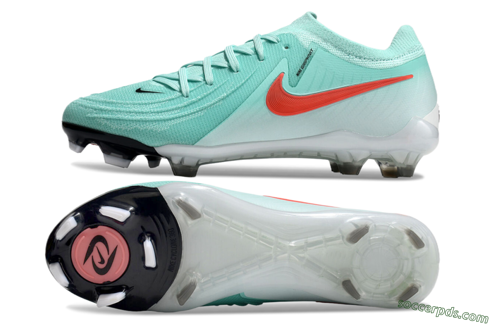 Nike Phantom Luna Elite FG Low-Tops Football Boots - Jade/Red/White 6