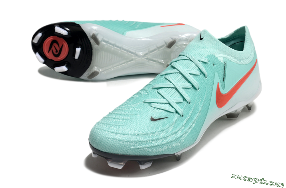 Nike Phantom Luna Elite FG Low-Tops Football Boots - Jade/Red/White 2
