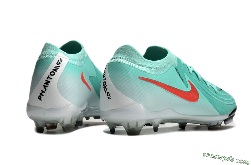 Nike Phantom Luna Elite FG Low-Tops Football Boots - Jade/Red/White 5