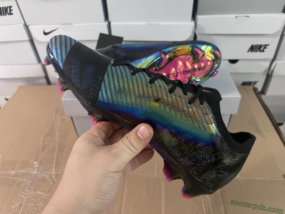 Nike Air Zoom Mercurial Vapor 15 Elite FG Low-Tops Football Boots - Blue/Black/Gold