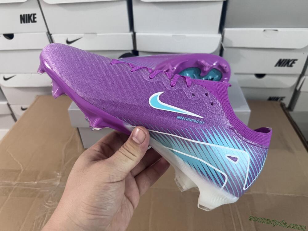 Nike Air Zoom Mercurial Vapor 16 Elite FG Low-Tops Football Boots - Purple/Mint