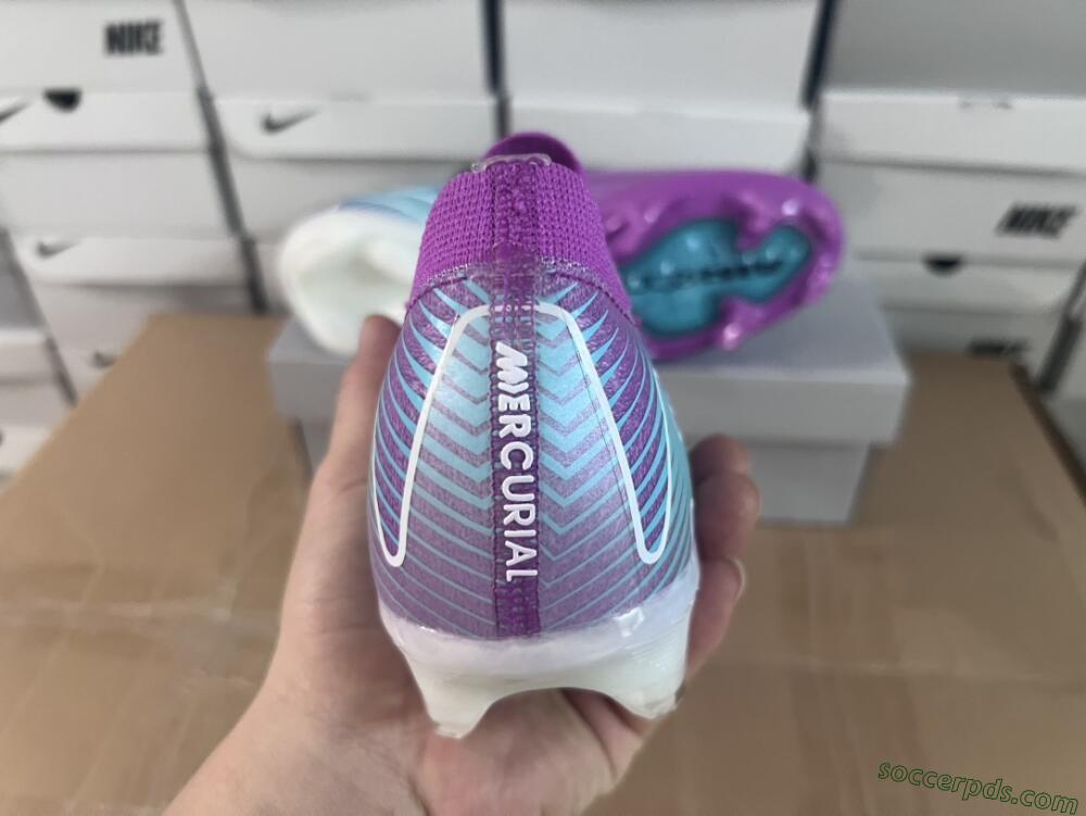 Nike Air Zoom Mercurial Vapor 16 Elite FG Low-Tops Football Boots - Purple/Mint