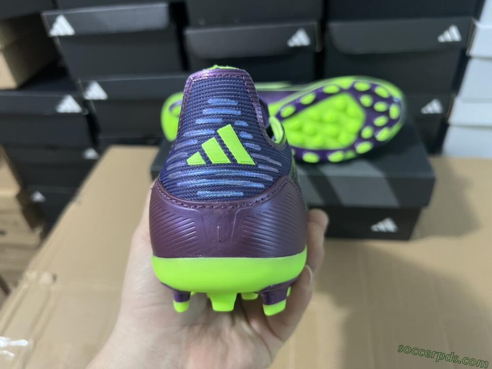 Adidas F50 Elite MG Low-Tops Football Boots - Purple/Yellow