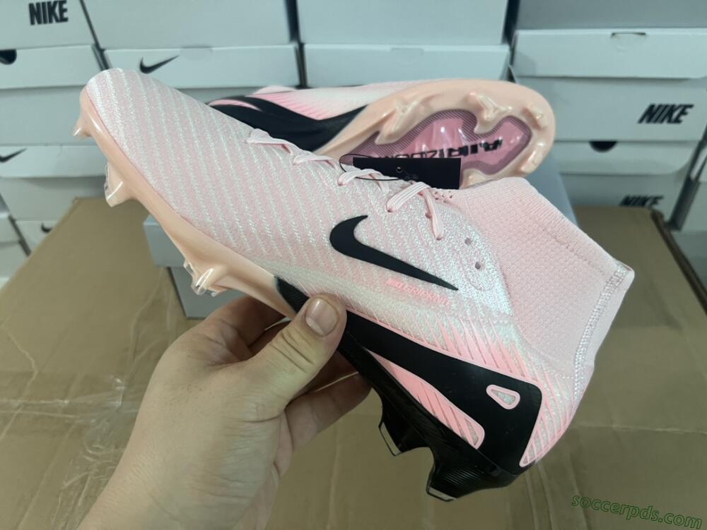 Nike Air Zoom Mercurial Superfly 10 Elite FG High-Tops Football Boots - Pink/White/Black