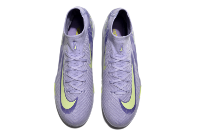 Nike Air Zoom Mercurial Superfly 10 Elite TF Low-Tops Football Shoes - Purple/Yellow/White