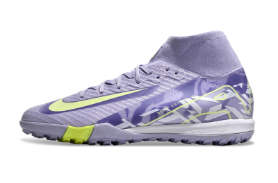 Nike Air Zoom Mercurial Superfly 10 Elite TF Low-Tops Football Shoes - Purple/Yellow/White