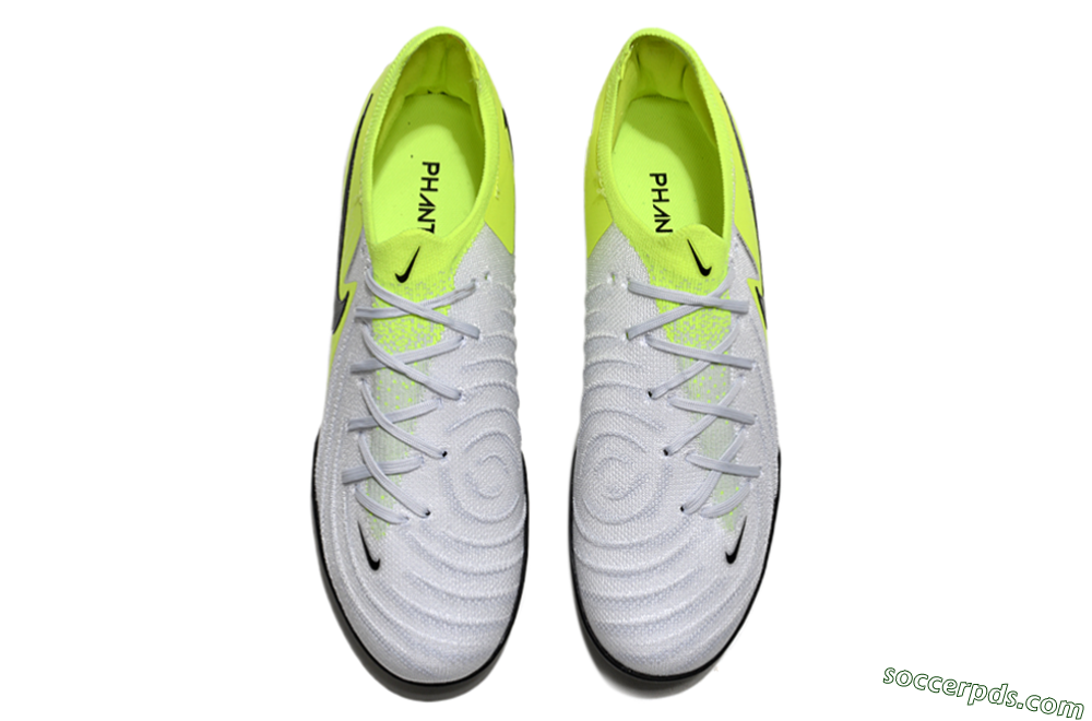 Nike Phantom Luna Elite TF Low-Tops Football Shoes - Grey/Yellow/Black 4