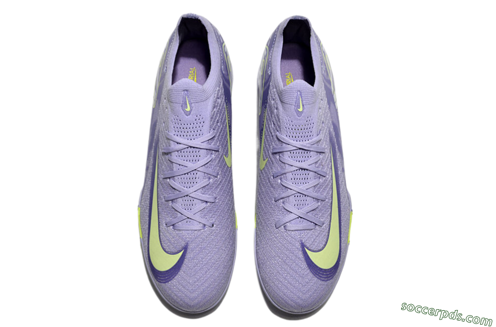 Nike Air Zoom Mercurial Vapor 16 Elite TF Low-Tops Football Shoes - Purple/Yellow/White 4