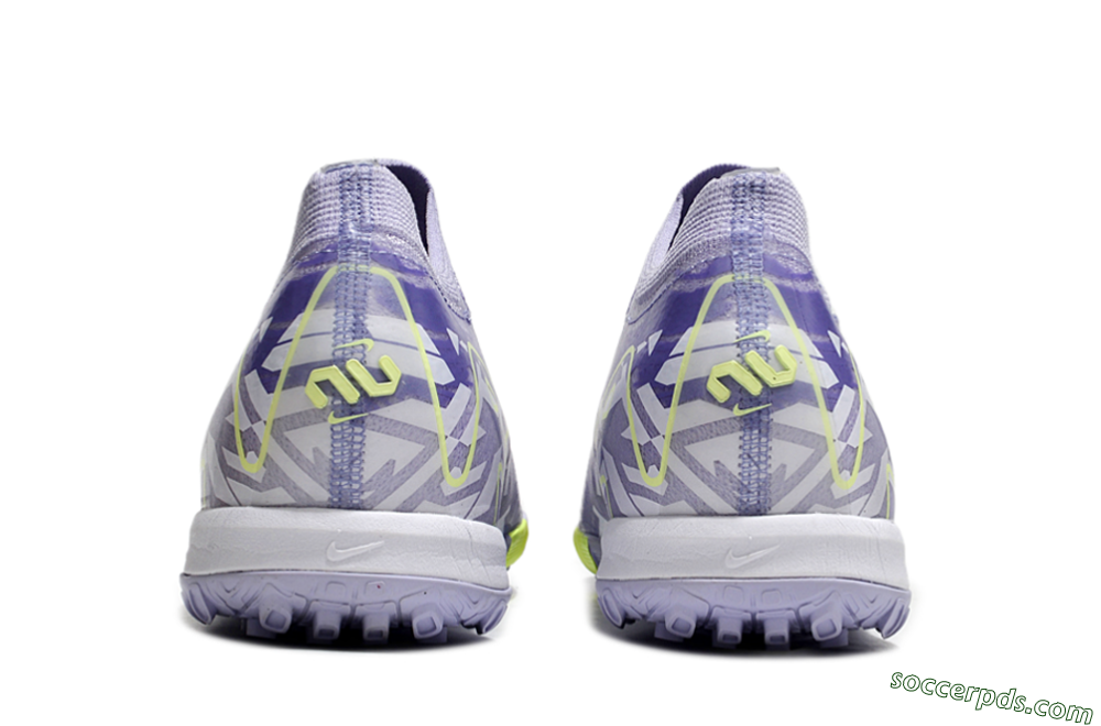 Nike Air Zoom Mercurial Vapor 16 Elite TF Low-Tops Football Shoes - Purple/Yellow/White 5