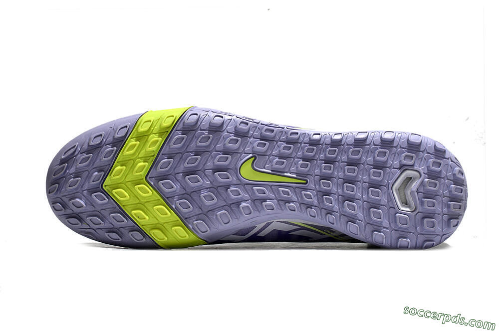 Nike Air Zoom Mercurial Vapor 16 Elite TF Low-Tops Football Shoes - Purple/Yellow/White 6