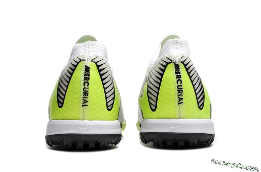 Nike Air Zoom Mercurial Vapor 16 Elite TF Low-Tops Football Shoes - White/Black/Yellow 5