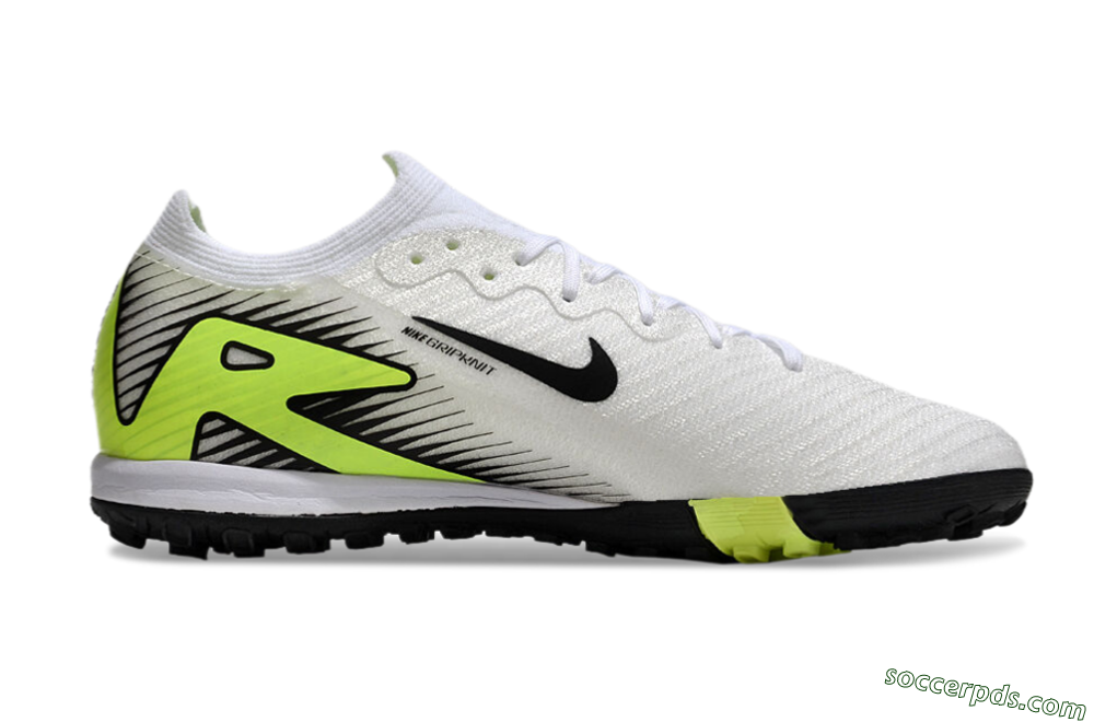 Nike Air Zoom Mercurial Vapor 16 Elite TF Low-Tops Football Shoes - White/Black/Yellow 7