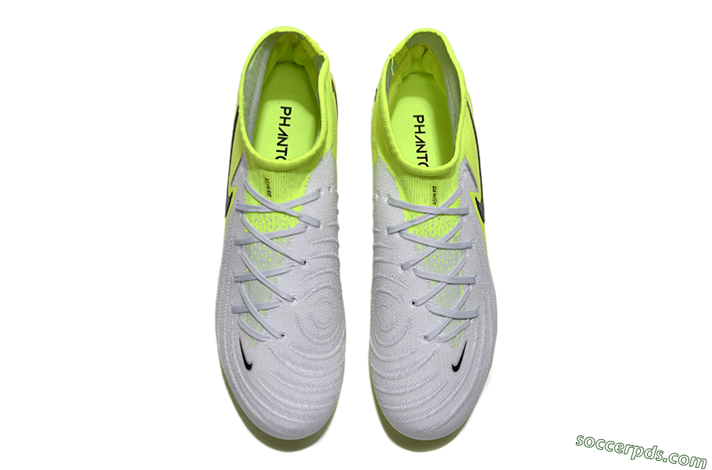 Nike Phantom Luna Elite AG High-Tops Football Boots - Grey/Yellow/Black 4