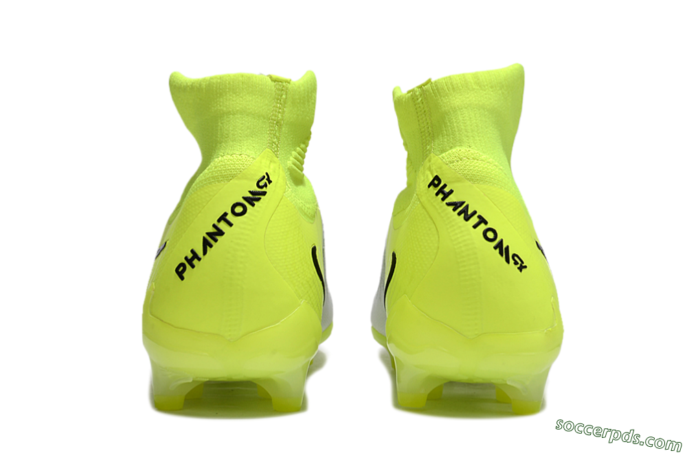 Nike Phantom Luna Elite AG High-Tops Football Boots - Grey/Yellow/Black 5