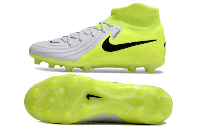 Nike Phantom Luna Elite AG High-Tops Football Boots - Grey/Yellow/Black