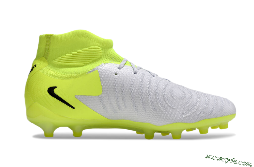 Nike Phantom Luna Elite AG High-Tops Football Boots - Grey/Yellow/Black 7