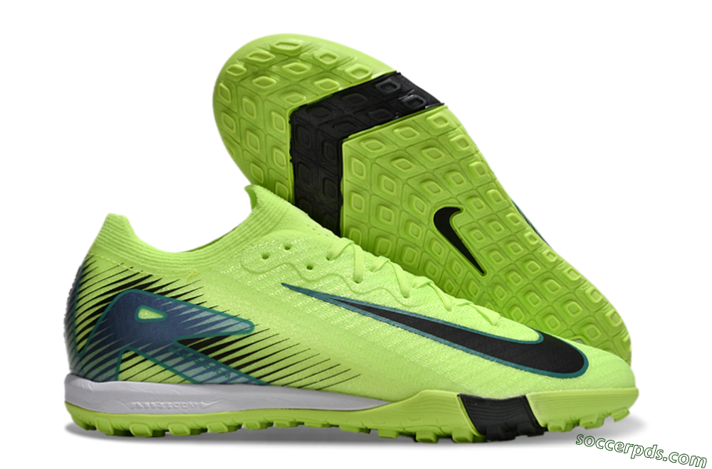 Nike Air Zoom Mercurial Vapor 16 Elite TF Low-Tops Football Shoes - Yellow/Black/Blue 1