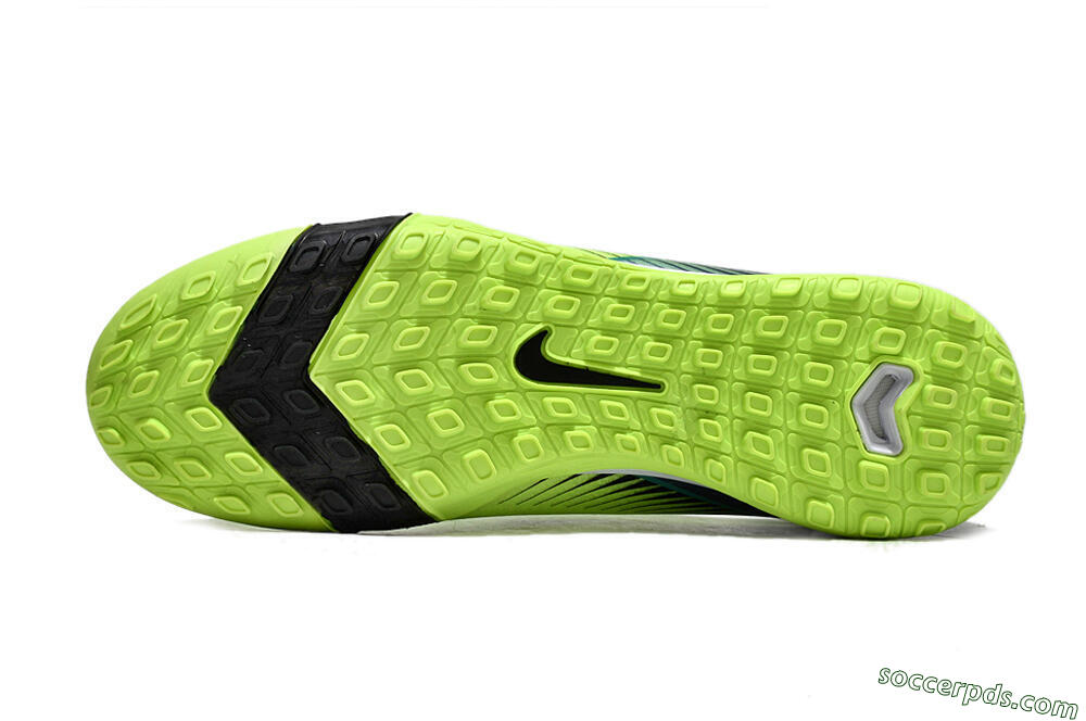 Nike Air Zoom Mercurial Vapor 16 Elite TF Low-Tops Football Shoes - Yellow/Black/Blue 6