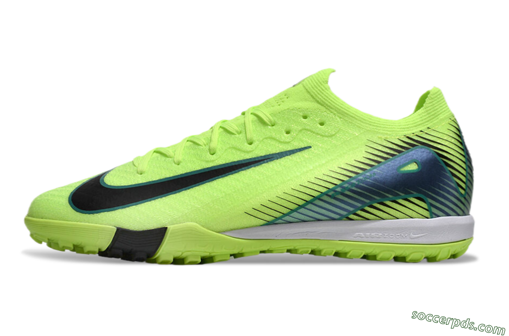 Nike Air Zoom Mercurial Vapor 16 Elite TF Low-Tops Football Shoes - Yellow/Black/Blue 2